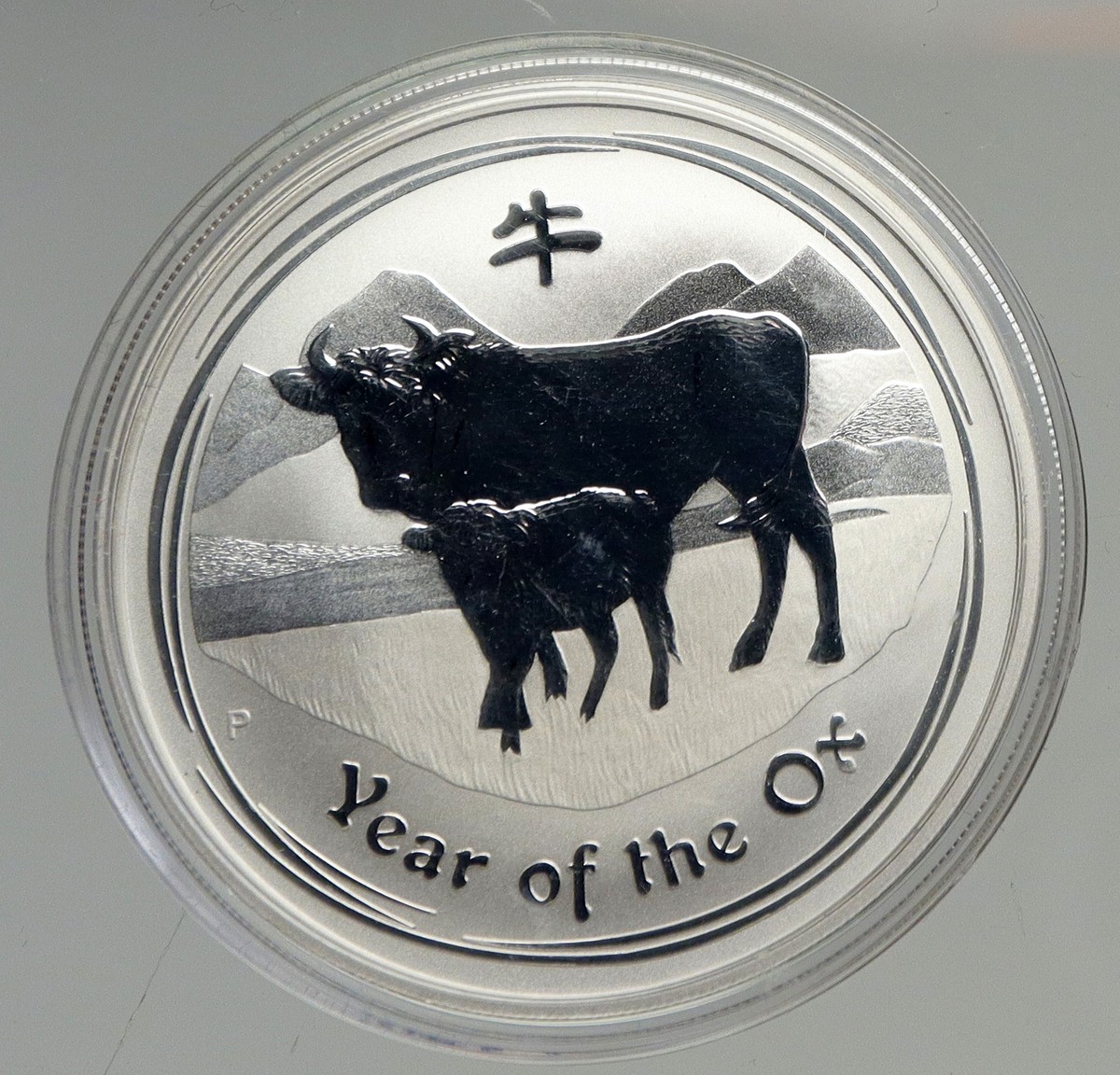 2009 AUSTRALIA Elizabeth II Chinese Zodiac Year of OX ART Silver
