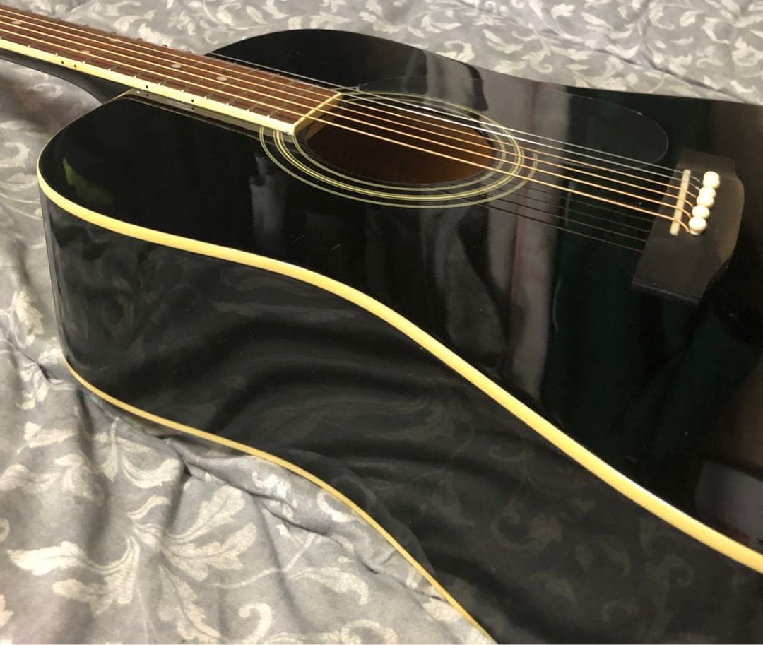 Sigma DM-1 BK Black Dreadnought Acoustic Guitar by Martin Japan