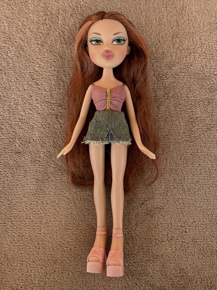 Bratz Head Gamez Doll Rina Auburn Hair Rare | eBay