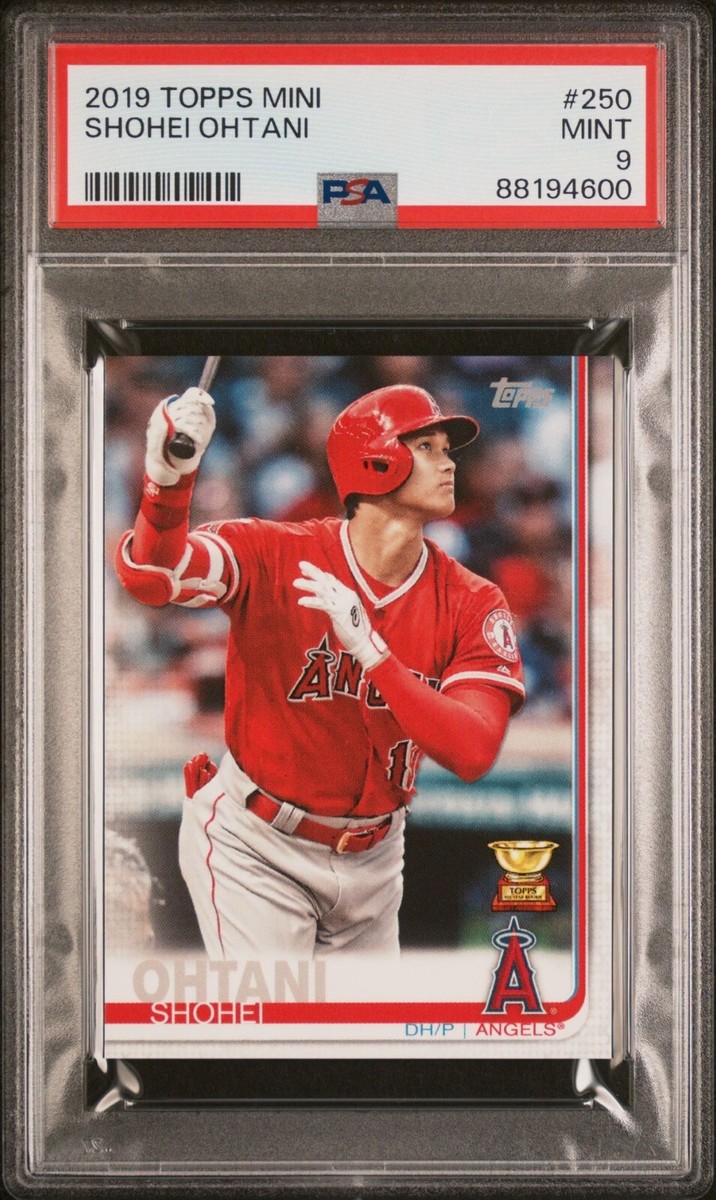 2019 TOPPS MINI #250 SHOHEI OHTANI ROOKIE CUP PSA 9 MINT | eBay