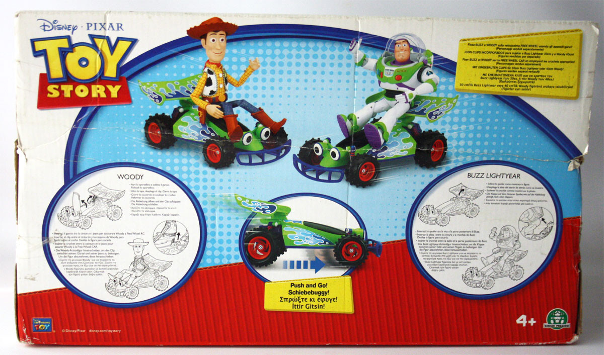 TOY STORY RC FREE WHEEL BUGGY PUSH AND GO ACTION PIXAR COLLECTING