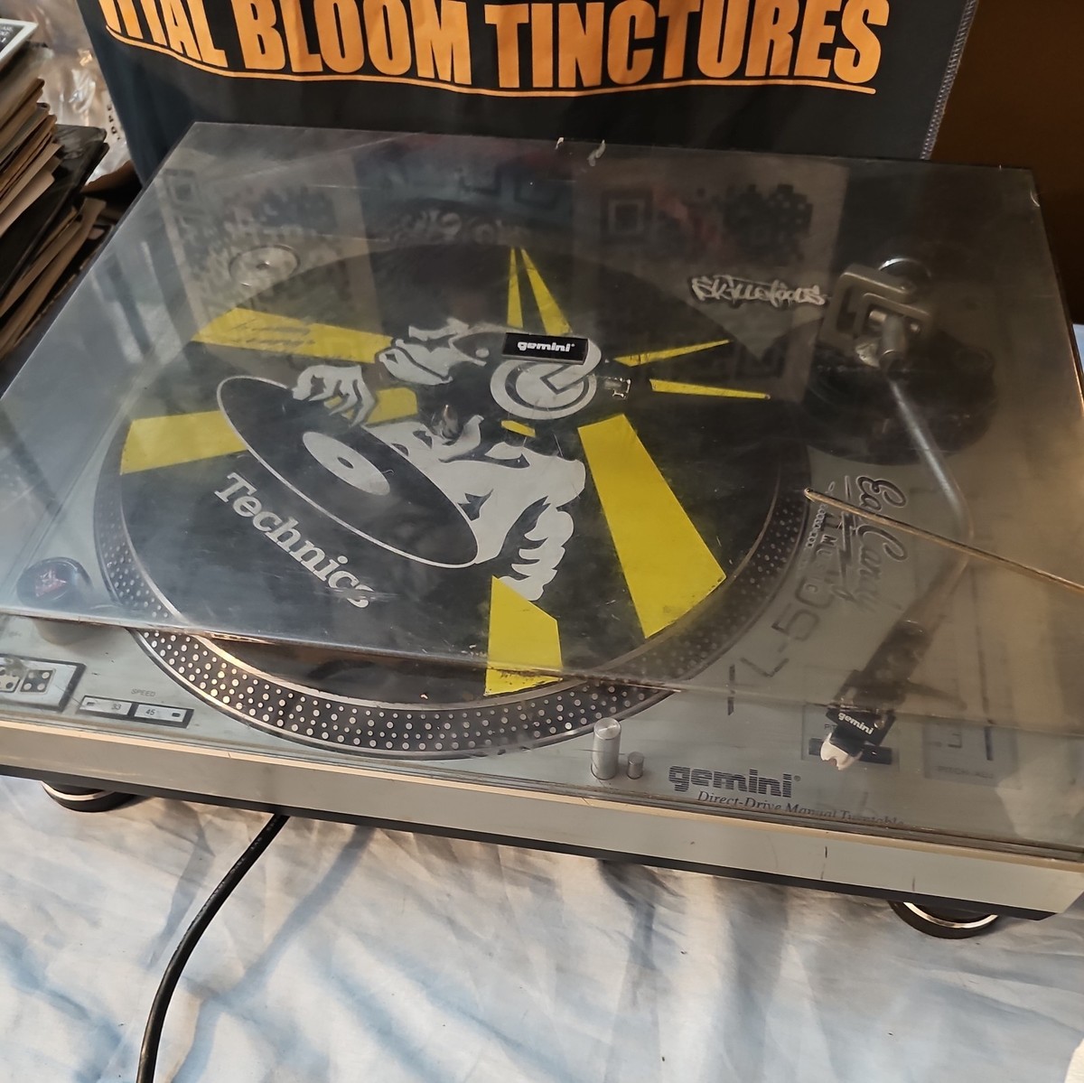 Gemini XL 500 II Direct Drive Manual Turntable Tested for sale