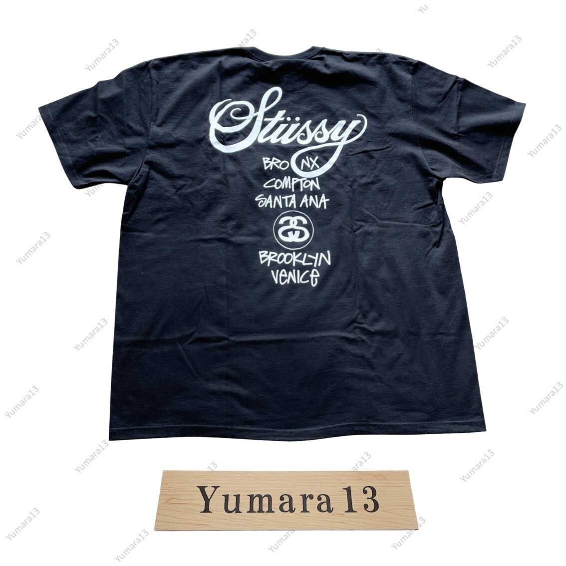 Stussy World Tour Tee Black White Navy Berry 4colors 24SS Brand