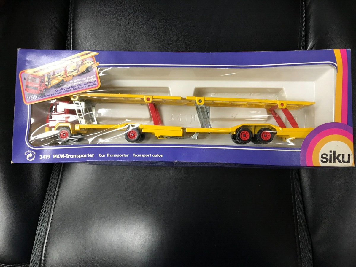 Siku 3419 Mercedes Car Transporter Vintage 1983 West Germany Die