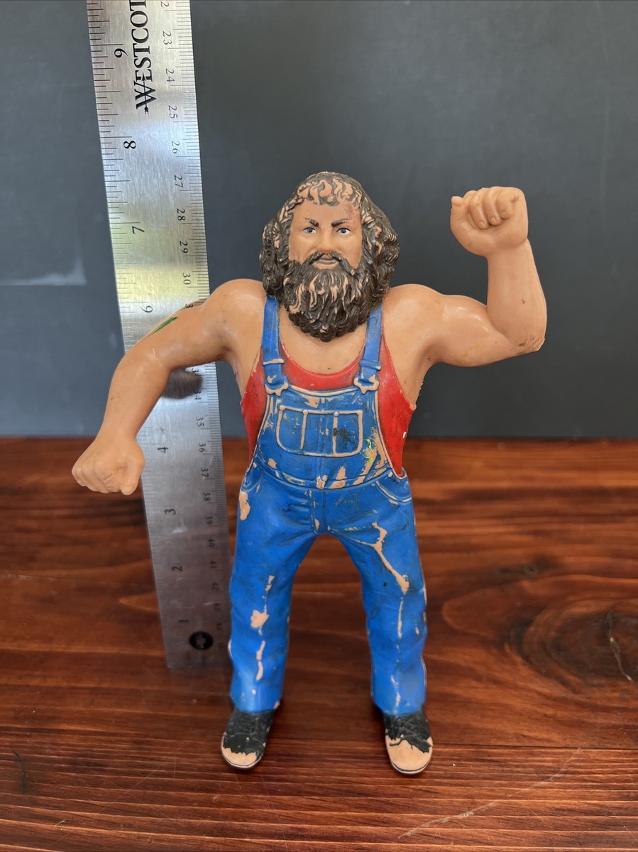Hillbilly Jim Action Figure Rubbery Toy Titan Sports 1984