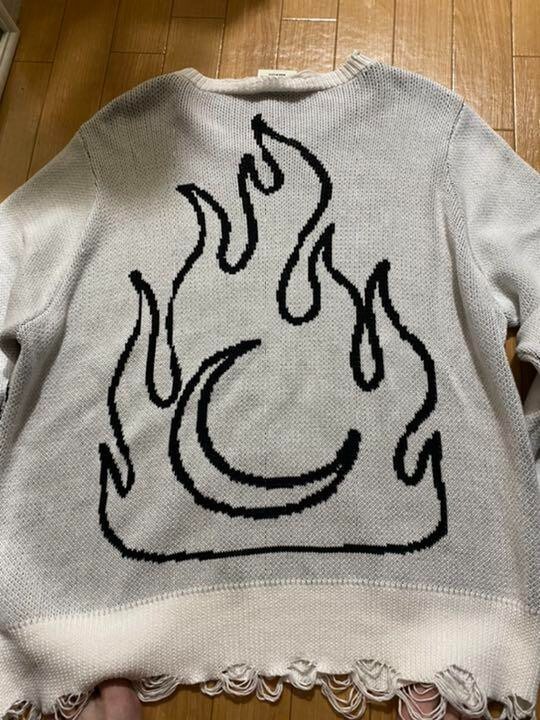 NIGHT CLUB × JUN INAGAWA Collaboration Sweater Knit Men Size S