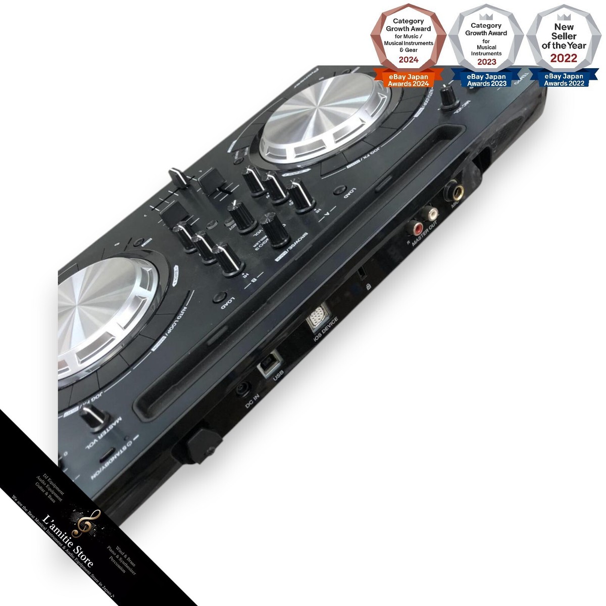 Pioneer DDJ-WEGO3 Black DJ Controller 2-Channel Beginner DDJWEGO3K