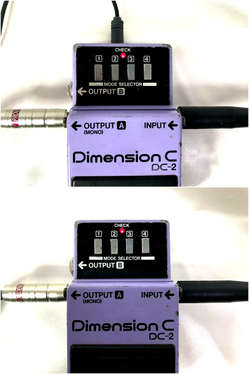 Boss DC-2 Dimension C 1986 Vintage Chorus Effects Pedal Made in