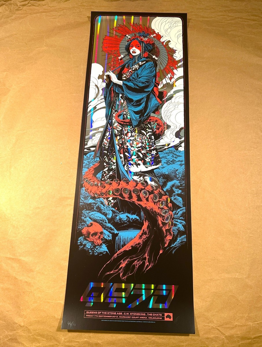 Queens of the Stone Age Melbourne 2018 Pillars of Light Foil