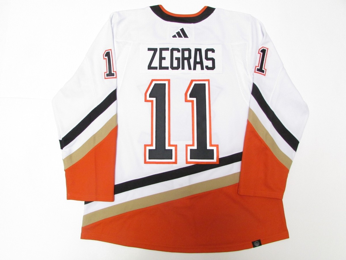 TREVOR ZEGRAS ANAHEIM DUCKS AUTHENTIC ADIDAS REVERSE RETRO 2.0
