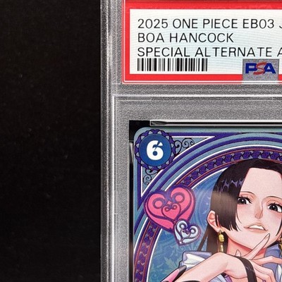 PSA 10 Boa Hancock EB03-026 SP Alt Art SR Heroines Edition One