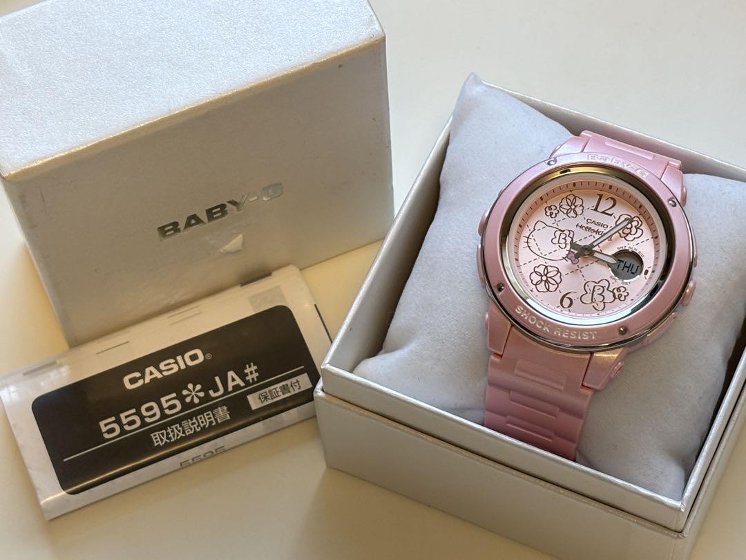 Casio Baby-G Hello Kitty BGA-150KT 25th Anniversary Pink Watch