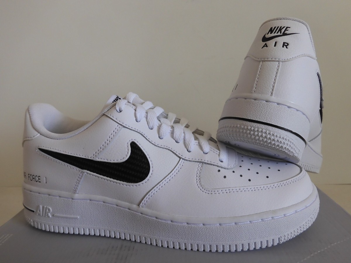 NIKE AIR FORCE 1 07 LV8 WHITE-BLACK SZ 8 [CZ7377-100] | eBay