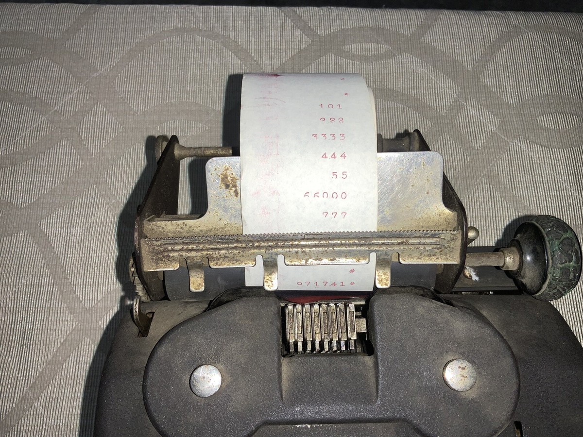 Vintage Allen Wales Adding Machine Tested - See Description | eBay