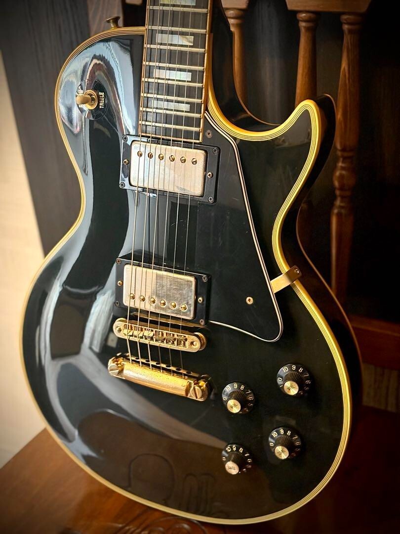 Greco EG-1000 Les Paul Custom Black 1978 Japan Vintage Guitar W/ U