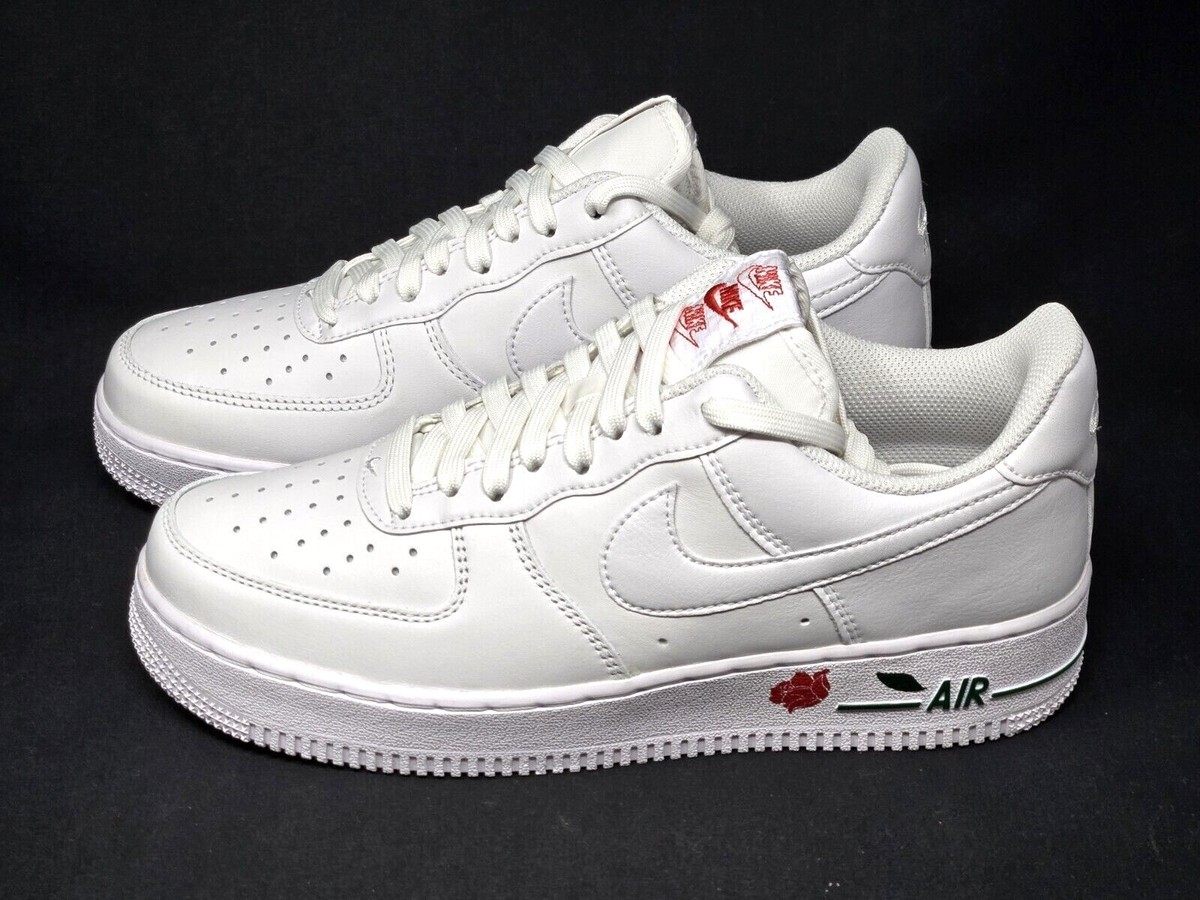 Nike Air Force 1 Low Rose White Mens Sizes White Red Thank You