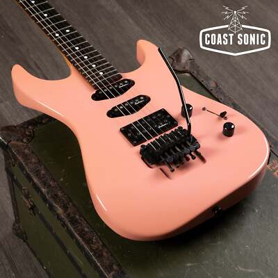 1990 Charvel by Jackson DK-065-SSH Model 3 Superstrat Shell Pink