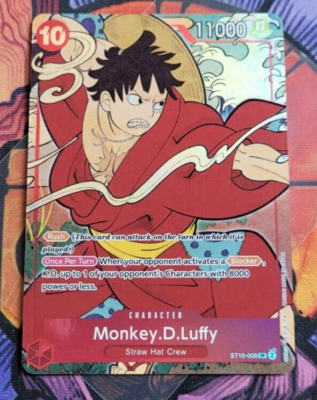 Monkey D Luffy ST10-006 English Version 1st Anniversary Set Promo