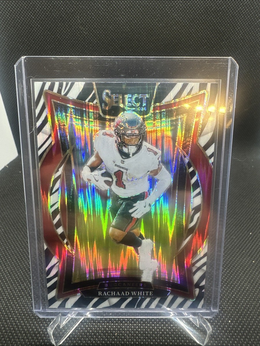 2024 Panini Select-Rachaad White Zebra Prizm SSP NFL Bucs | eBay