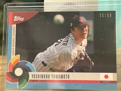 🔥Yoshinobu Yamamoto /99 2023 Topps World Baseball Classic WBC