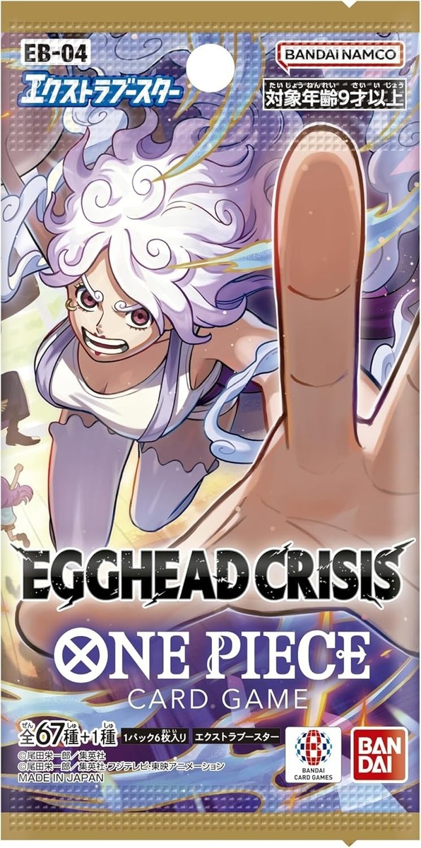 ONE PIECE Card Egghead Crisis EB-04 EB04 Booster Box Japanese Tape