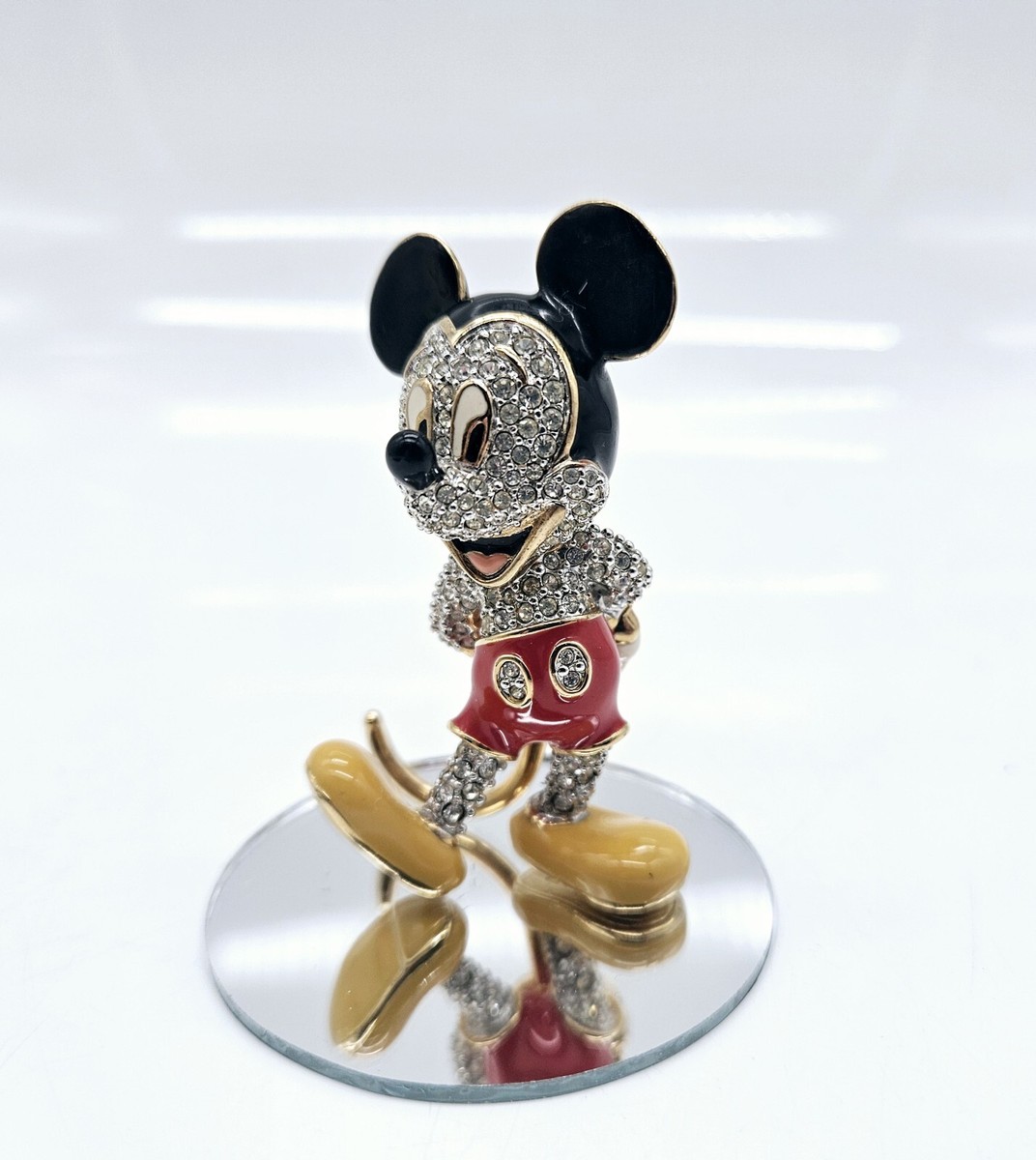 Arribas Brothers Swarovski Disney Mickey Mouse Crystal Figurine