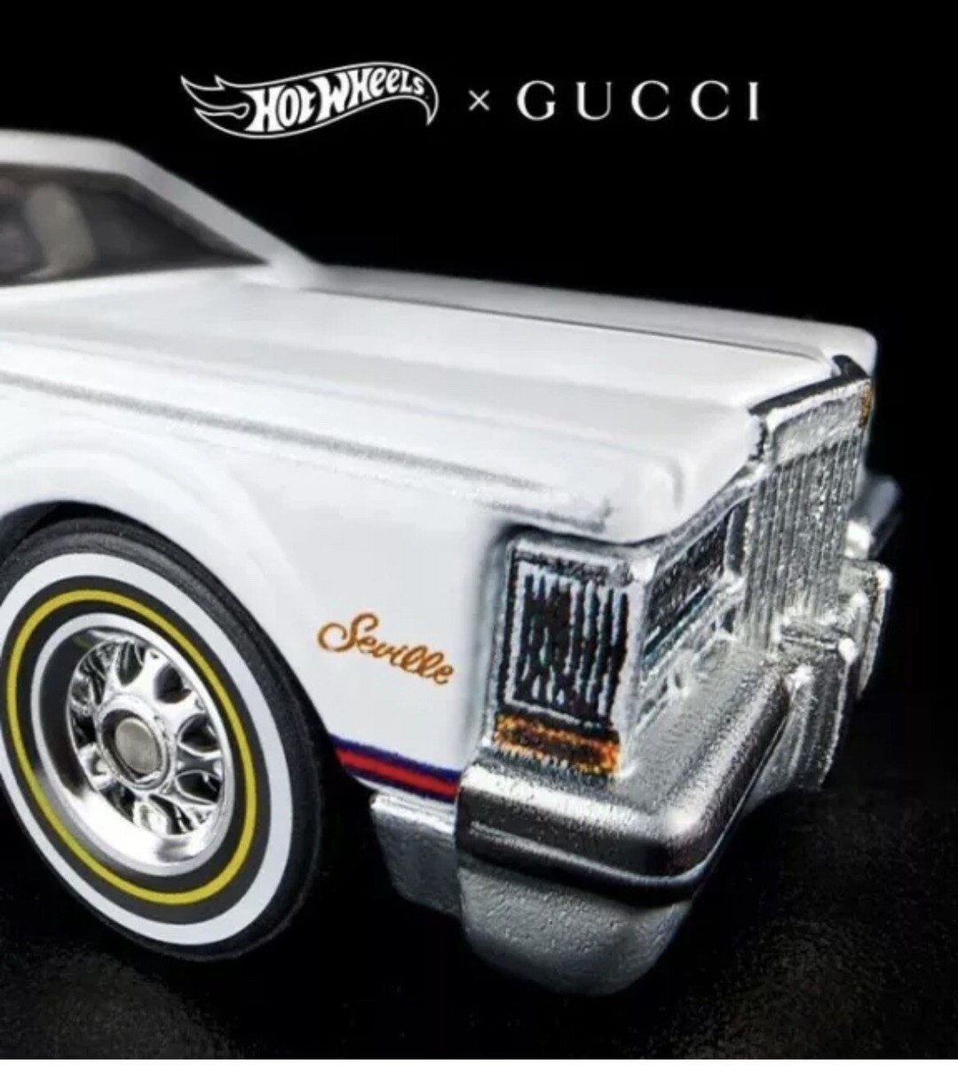 BRAND NEW Hot Wheels x Gucci Cadillac Seville | eBay