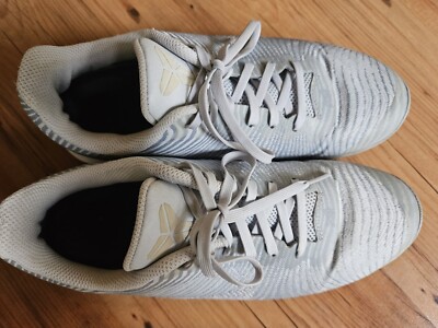 Nike Kobe Mentality 2 KB Sneakers - White/Wolf Grey/Volt - 818952