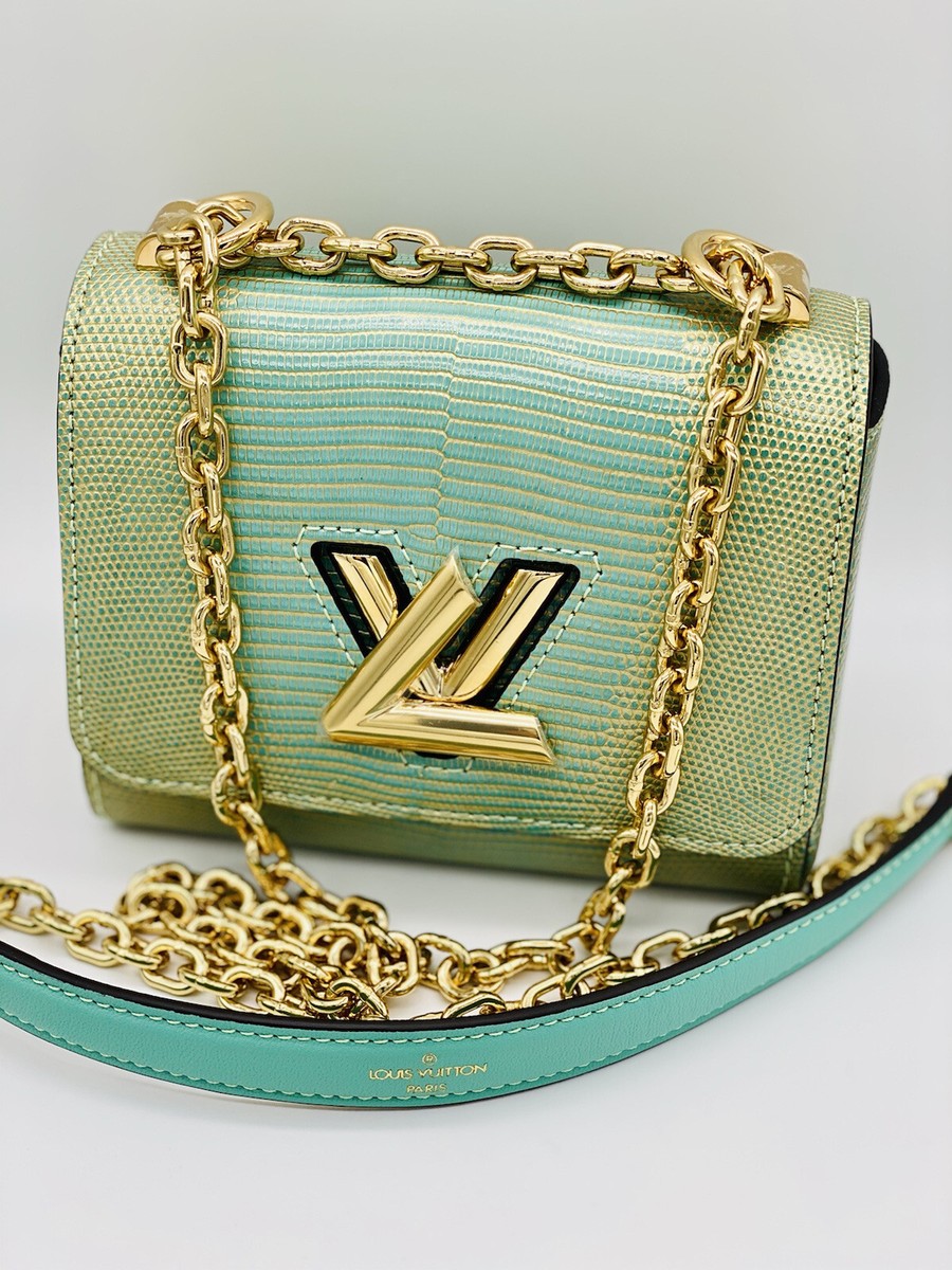New Authentic Super Limit Edition Louis Vuitton Twist PM In Green