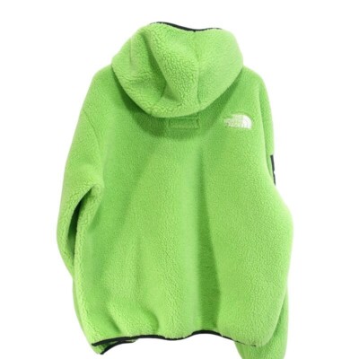 Supreme X The North Face S Logo Fleece Jacket 20AW Lime Green Size