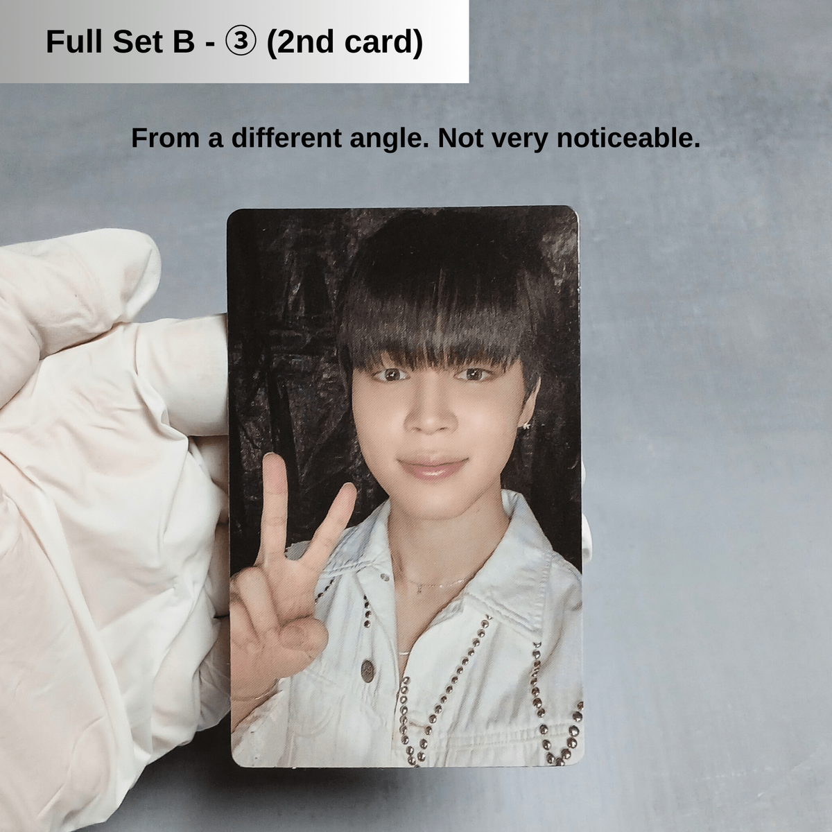 BTS Jimin Production Diary Early Bird Gift Photocard Postcard