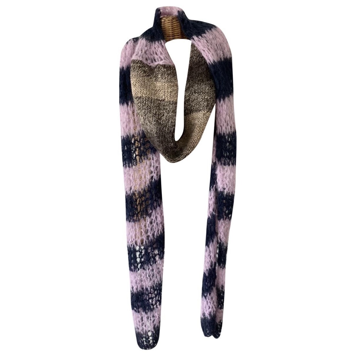 New With Tags RARE RAF SIMONS FW20 Long Slim Knit Scarf With