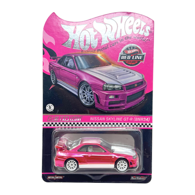 Hot Wheels RLC Red Line Club Nissan Skyline GTR (BNR34) 1:64