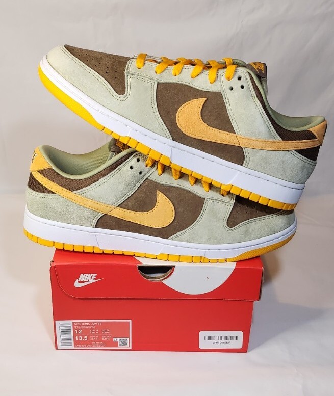 Nike Dunk Low SE | MENS SIZE 12 | Dusty Olive Pro Gold NEW 2021
