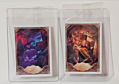 Hazbin Hotel Foil Promo Cards Lot - Happy Birthday Angel AND After