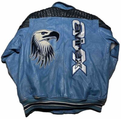 Vintage Avirex Varsity Leather Jacket XL Y2k Hip Hop AL9 | eBay