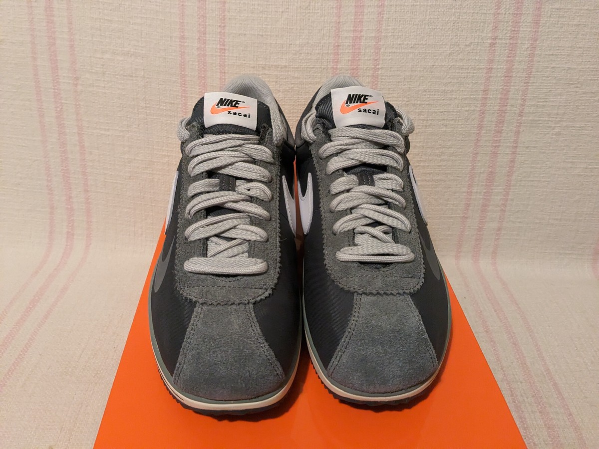 Nike Zoom Cortez SP x Sacai Iron Grey White DQ0581 001 Men's Shoe