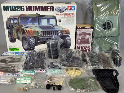 New Vintage Open Tamiya 1/12 RC M1025 Hummer Military TA01 Chassis