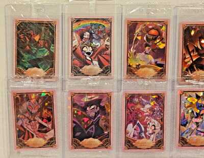 Hazbin Hotel Cracked Ice Promo Cards FULL SET (10 Cards, PR01 to