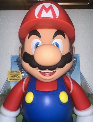 NEW Nintendo Super Mario 20” Inch Figure Big Jumbo Size Toy Jakks