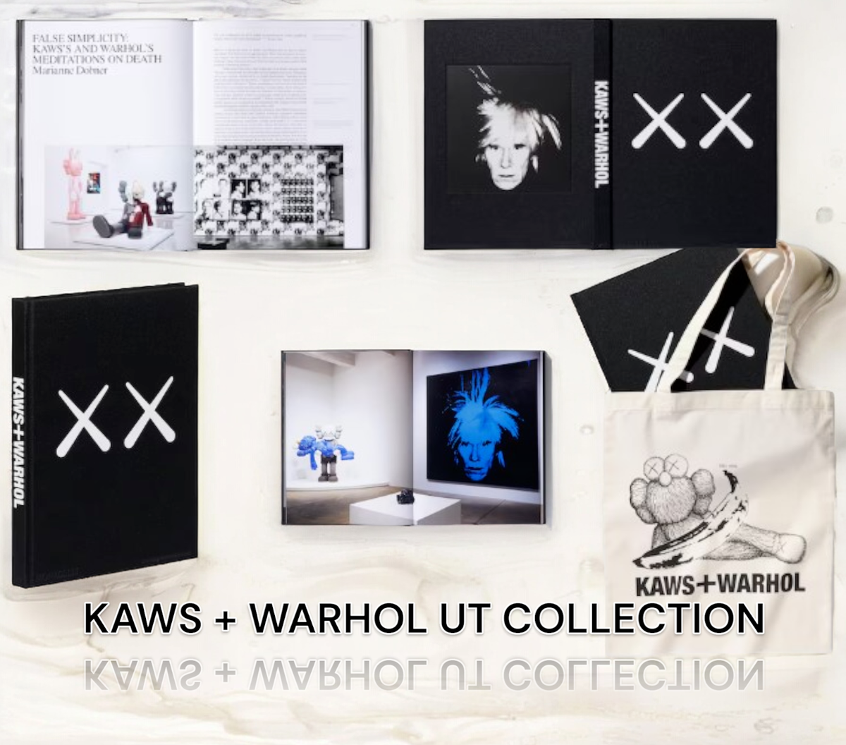 Uniqlo KAWS + WARHOL COLLECTION Art Book 475752 JAPAN Free