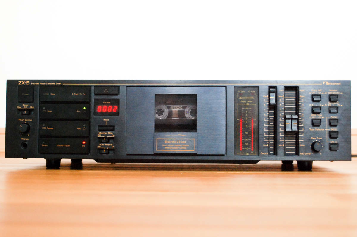 Nakamichi ZX-5 Discrete Head Cassette Deck Recorder *For Parts or