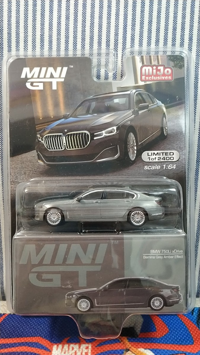 MINI GT 515 Chase BMW 750Li xDrive Bernina Grey Amber Effect | eBay