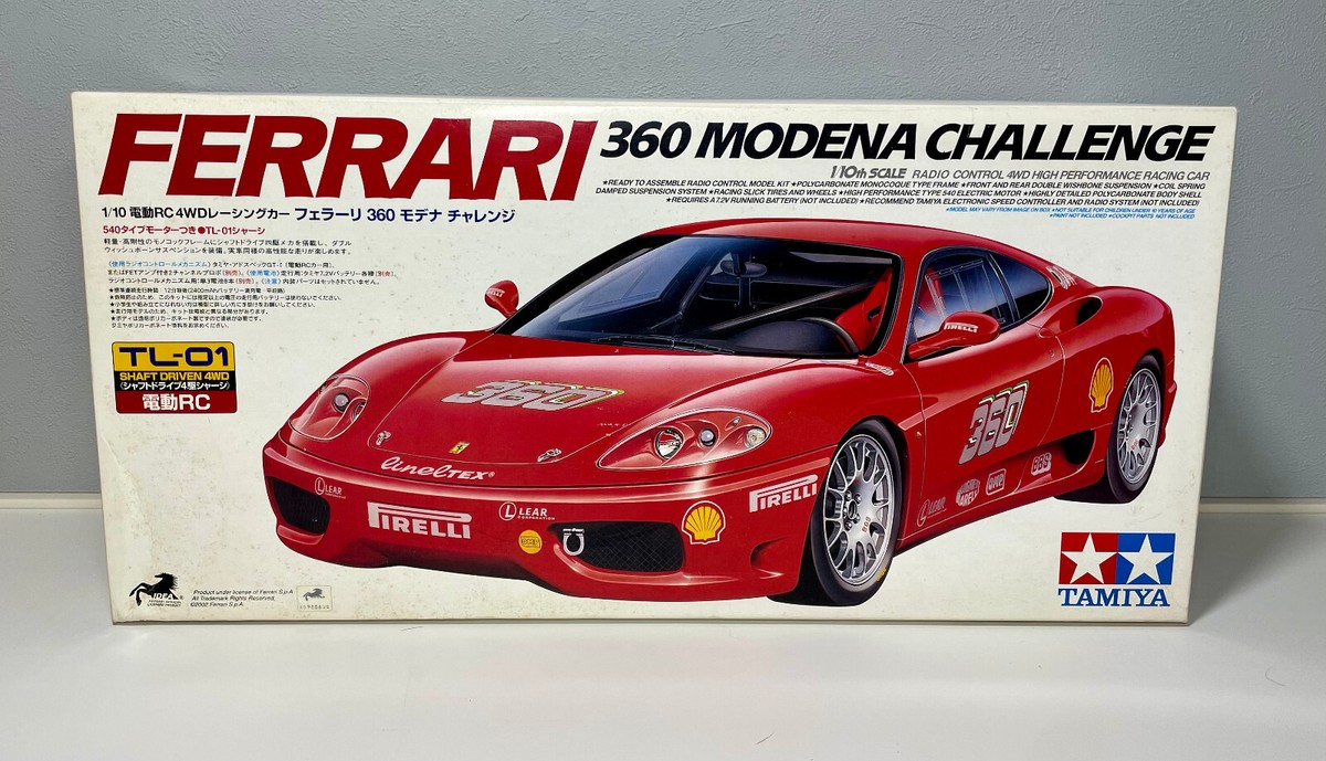 TAMIYA 58289 1/10 R/C Racing Car FERRARI 360 MODENA CHALLENGE (TL