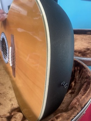 Acoustic Guitar Celebrity by Ovation CC11 Natural Hard Case NICE