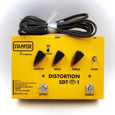 Providence SDT-1 Stampede Distortion Made in Japan Guitar Effect