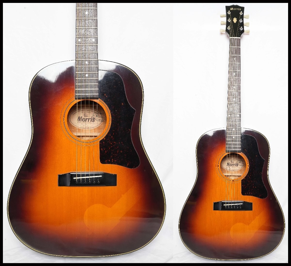 Acoustic Guitar Morris WG-30 Sunburst Rosewood Fingerboard Made in