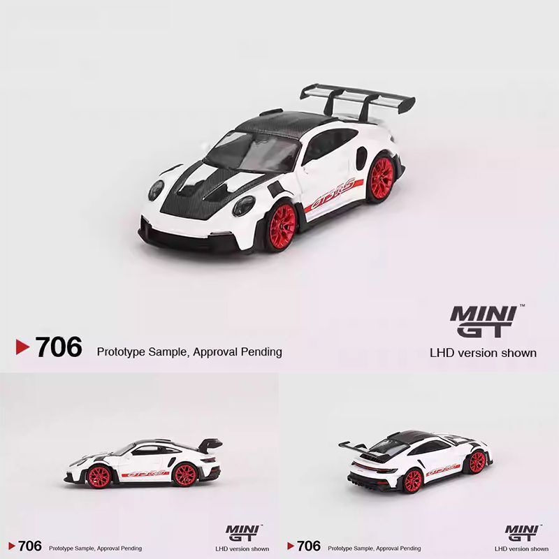 MINI GT 1:64 911 (992) GT3 RS Weissach Package Diecast Model Car