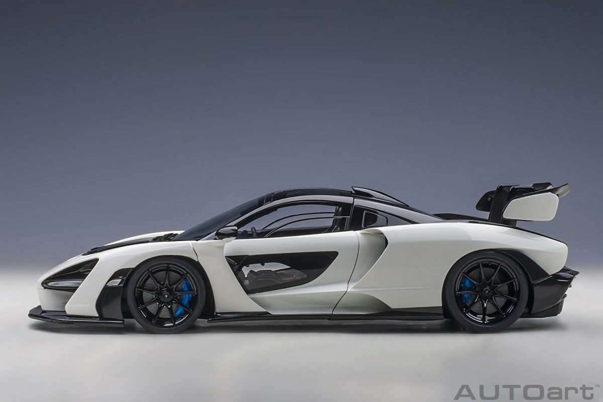 McLAREN SENNA vision pure white COMPOSITE 1:18 by AUTOART 76075