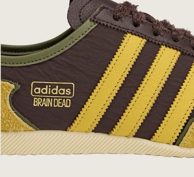 NEW Brain Dead X Adidas Japan Brown Hazel Yellow JQ6789 Men's